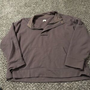 A New Day Mauve Quarter Zip Size XXL